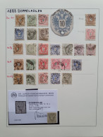 1883/1918c. Specialised Collection, Used And */** With Better Items, Perforations, Postmarks, And Back Of The Book With  - Altri & Non Classificati