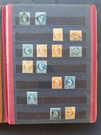 1855c. Onwards Mainly Postmarks (totally Ca. 350 Ex.) Including Gros And Petit Chiffres In Small Stockbook - Autres & Non Classés