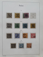 1851/1900 Extensive Collection Mostly Used With Many Better Item In Good Quality Including Baden Mi. No. 21, Bayern Almo - Otros & Sin Clasificación