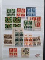 1855c/1954 Collection Combinations, Pairs And Blocks Of 4 Mostly Used Including Better (Old States, German Empire, Posth - Other & Unclassified