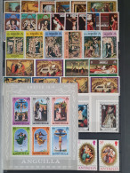 1950c. Onwards Mostly ** Sets And Miniature Sheets With E.d Barbados (1953-1989), Australia, Isle Of Man, Topical Issues - Otros & Sin Clasificación