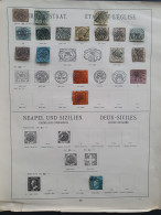 1859/1937 Collection Used And * With Better Items (Sicily, Parma And Sardina) On Album Pages In Folder - Non Classificati