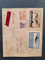 Cover 1918-1921, 4 Better Covers With A.o. Bisected Local Post Przedborz 4 Groszy (Jungjohann Certificate) And Local Pos - Sonstige & Ohne Zuordnung