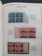 1919-1980, Collection Larger Units Mainly ** Including Plate Blocks In 2 Harris Albums - Sonstige & Ohne Zuordnung