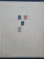 1853-1896, Collection Used And * With Some Better Stamps On Album Leaves In Folder - Hawaii