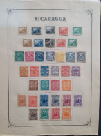 1862-1938, Collection On Yvert Album Leaves In Folder - Nicaragua