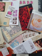 1950-2015 Collection Roses (flower) Used And */** Sorted By Country (A-Z) Including Booklets In 4  Stockbooks And 2 Enve - Colecciones (en álbumes)