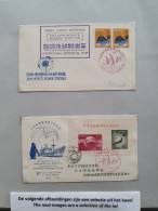 Cover 1956/2006 Collection With About 260 Antarctic Expedition Covers, With Japan, Russia, Australia, China Etc. In 5 Al - Sammlungen (im Alben)