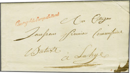 Cover 1798, Comre Galde L'arm:du Nord Pracht Afdruk In Rood Op Lokale, Portvrije, Deels Voorgedrukte Vouwbrief 18-10-179 - ...-1852 Vorläufer