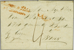 Cover 1815, Posterije Te Velde/ 3e Divisie In Rood, Licht Vlekkerig En Ned=se Veldpost In Rood Op Brief Groslay-Wouw 25- - ...-1852 Vorläufer