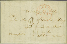 Cover 1831, VELDPOST 4 28-6-1834 In Rood, Iets Zwakke Afdruk Op Complete Brief Van Militair Gelegerd In Het Kamp Bij Oir - ...-1852 Vorläufer