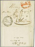 Cover 1831, 5e GROOT MILITAIR KOMMANDO Intendant De Ras, Pracht Afdruk Op Complete Brief Maastricht 14-121831 Naar Schie - ...-1852 Precursores