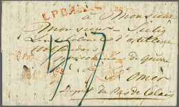 Cover 1833, Belgische Opstand, Complete Frisse Brief Van Delft 22-3-1833 Naar Krijsgevangenkamp St. Omer In Frankrijk Ge - ...-1852 Prephilately
