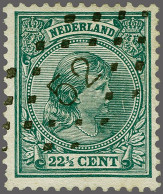 52 - Heerlen - Op Hangend Haar 22½ Cent, Pracht Ex., Cat.w. 175+20 - Other & Unclassified