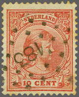 183 - Mijdrecht - Op Hangend Haar 10 Cent,  Vrijwel Pracht Ex. (getint), Cat.w. 200 - Altri & Non Classificati