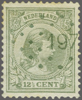 197 - Dongen - Op Hangend Haar 12½ Cent, Vrijwel Pracht Ex., Cat.w. 200 - Sonstige & Ohne Zuordnung