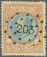 203 - Epe - Superbe Op Willem III 2½ Gulden, Vrijwel Pracht Ex. (kleur Iets Terug En Miniem Dun Stipje)), Cat.w. 250+150 - Sonstige & Ohne Zuordnung