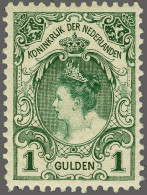 Unmounted Mint 1 Gulden Blauwgroen Tanding 11, Cat.w. 550 - Unclassified