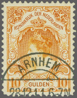 10 Gulden Oranje, Pracht Ex. Met Certificaat NVPH 1999, Cat.w. 850 - Sin Clasificación