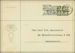 Cover Briefkaart Lebeau 1½ Cent Grijs Formulier Kennisgeving Van Telefoonnummer, Machinestempel Rotterdam 23-10-1940 Nie - Postwaardestukken