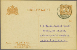 Cover Briefkaart 2 Cent PECK & Co. AMSTERDAM Nieuwendijk 62-74. Lokaal Verstuurd Amsterdam, Pracht Ex. - Ganzsachen