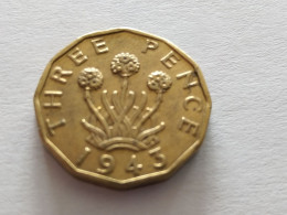 Three Pence United Kingdom 1943 - Sonstige & Ohne Zuordnung