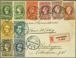 Cover 2½ Cent T/m 2½ Gulden Met 1e Dagstempel Wageningen 29-11-1913 Naar Büdingen (Duitsland), Nr. 99 Met 1e Dagstempel  - Non Classificati