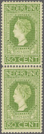 Unmounted Mint 50 Cent Geelgroen Met Plaatfout Punt Boven Vierde Ster In Verticaal Paar Met Normaal Ex., Cat.w. 660 - Non Classés