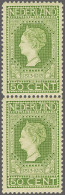 Unmounted Mint 50 Cent Geelgroen Met Plaatfout Punt Boven Vierde Ster In Verticaal Paar Met Normaal Ex., Cat.w. 660 - Ohne Zuordnung