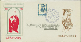 Cover E17fb Bonifatius 10 Cent Op Envelop Met De Foutdruk - Bruine Kleur Rechts En Kopstaand - Pracht Ex. - Zeldzaam - C - Sin Clasificación