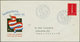 Cover E22 Bevrijdingszegel 10 Cent Op Envelop Met De Stempelfout - Datum 5 Mei I.p.v. 4 Mei 1955 - Pracht Ex. - Zeldzaam - Sin Clasificación