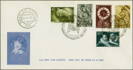 Cover E51pc Zomerzegels 4 Cent T/m 30 Cent Op Proefdruk Envelop - Afgekeurd Ontwerp Afbeelding Frans Hals - Zeldzaam -,  - Sin Clasificación