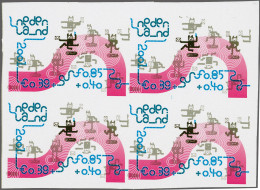 Unmounted Mint , Block Kinderzegel 85 Cent/€ 0,39 Met Foutdruk - Volledig Ongestanst - Blok Van Vier - Sin Clasificación