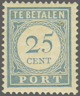 Unmounted Mint 25 Cent Lichtblauw, Cat.w. 475 - Portomarken