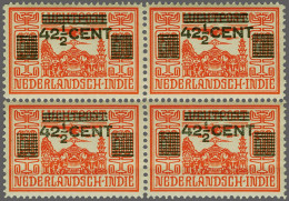 Unmounted Mint , Block Opruimingsuitgifte 2 T/m 42½ Cent In Blokken Van 4, Cat.w. 480 - Netherlands Indies