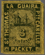 Mounted Mint , Unmounted Mint Tweede Uitgifte ½, 1 En 3 Centavo, Pracht Ex. (nr. 21 **, Nr. 22 Plakkertje, Tropisch En M - Curaçao, Antille Olandesi, Aruba