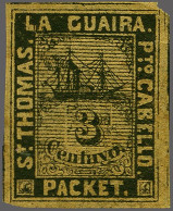 Mounted Mint , Unmounted Mint Tweede Uitgifte ½, 1 En 3 Centavo, Pracht Ex. (nr. 21 **, Nr. 22 Plakkertje, Tropisch En M - Niederländische Antillen, Curaçao, Aruba