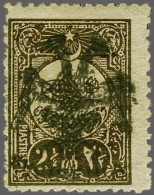 Mounted Mint Double Headed Eagle 2½ Piaster Dark Brown, Fine/very Fine Mounted Mint Signed Mikulski, Cat.v. 900 - Albania