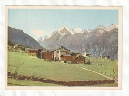 CP. 15 X 10,5  -  Grächen , Village Pittoresque Du Valais - Grächen