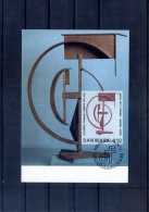 Danemark. Carte Maximum. Robert Jacobsen. 22/09/1988 - Tarjetas – Máximo