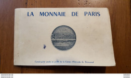 PARIS LA MONNAIE DE PARIS CARNET GUIDE DE 12 VUES VENDU AU PROFIT DE LA CAISSE D'ENTRAIDE DU PERSONNEL - Paris (06)