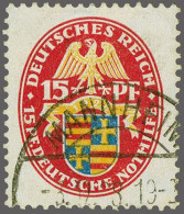 Coat Of Arms Oldenburg 15 Pfennig With Variety Watermark Upright, Very Fine With 2008 Hans-Dieter Schlegel Certificate,  - Sonstige & Ohne Zuordnung