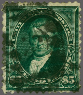 John Marshall 5 Dollar Dark Green Without Watermark, Fine (small Tear), Cat.v. $ 2600 - Sonstige & Ohne Zuordnung