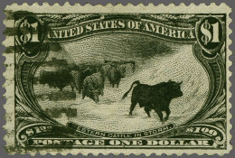 Cattle In The Storm $ 1 Black, Fine/very Fine, Cat.v. $ 700 - Sonstige & Ohne Zuordnung