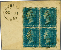 1858-1876 2d. Blue Plates 7-15, A Fine Specialised Group Of 24 Single Items, Strip Of Four, Block Of Four (plate 7) Incl - Used Stamps