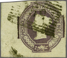 1854 Embossed 6d. Mauve Watermark Reversed, Good To Very Large Margins, Cancelled By An Indistinct Scottish Numeral Cat. - Used Stamps