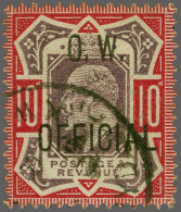 1903 Office Of Works Edward VII 10d. Overprinted By Office Of Works Official, A Very Fine Example Neatly Cancelled By An - Other & Unclassified