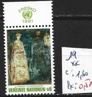 NATIONS UNIES OFFICE DE VIENNE 19 **  Côte 1.60 € - Ongebruikt