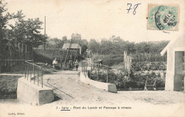 FRANCE - Igny - Vue Sur Le Pont Du Lavoir Et Passage à Niveau - Carte Postale Ancienne - Igny