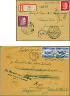 Cover , Airmail Mainly Fieldpost (approx. 30 Covers) Including 1944 Cover From Rotterdam To Concentration Camp Waffen-SS - Autres & Non Classés